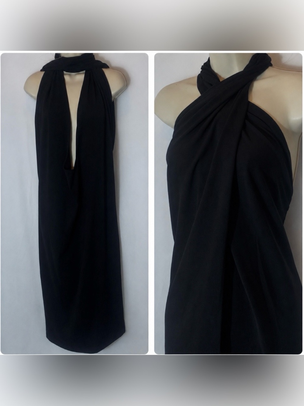 Infinite Convertible Black Dress Size M
